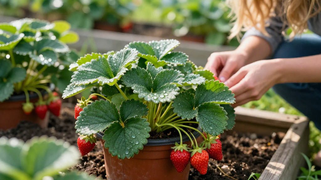 How to Grow Strawberries in Pots or Beds