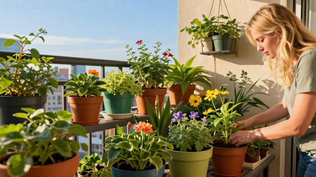 How to Grow a Container Garden on a Balcony