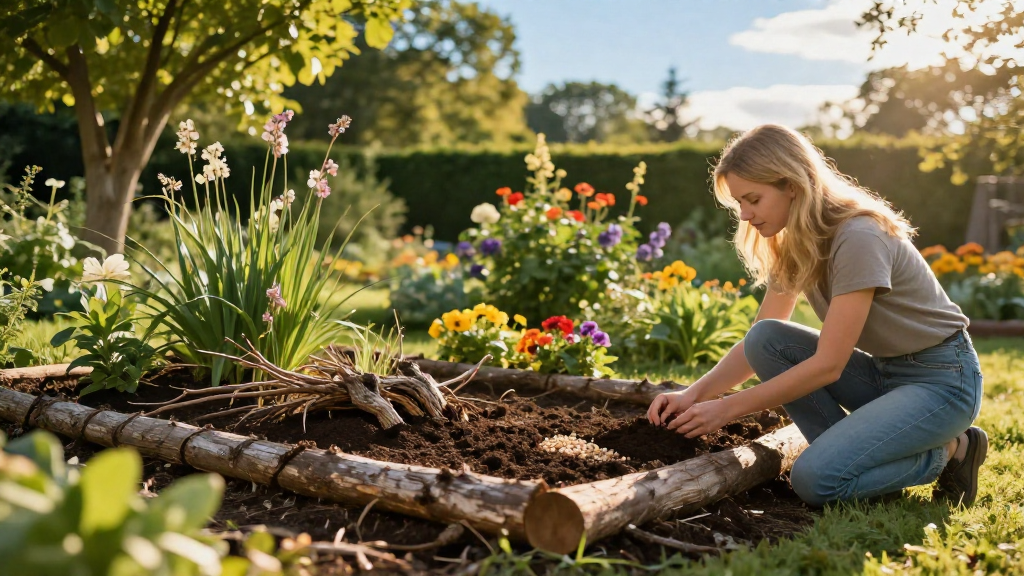 How to Start a Hugelkultur Bed in Your Garden