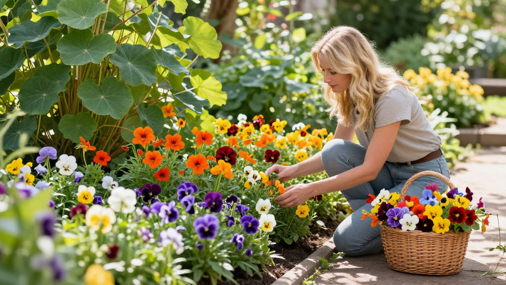 How to Grow an Edible Flower Garden for Beauty and Taste