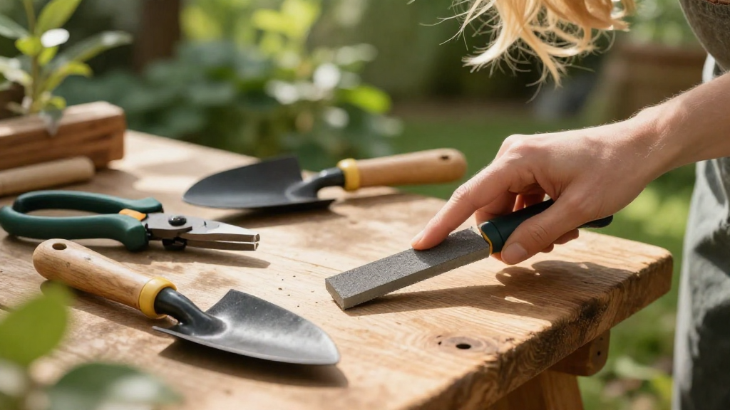 How to Sharpen Garden Tools Without a Grinder