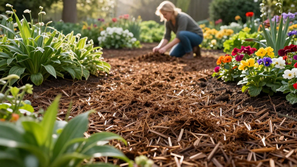 How to Mulch a Garden for Better Moisture Retention
