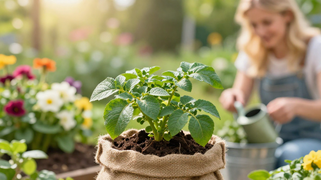 How to Grow Potatoes in a Bag or Bucket