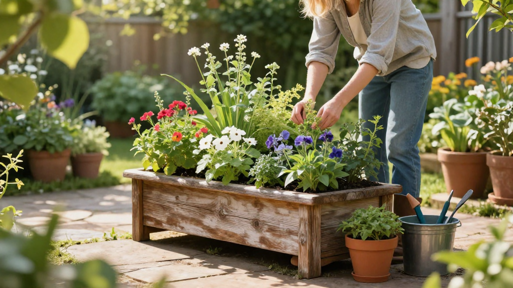 How to Build a Vertical Planter for Small Gardens