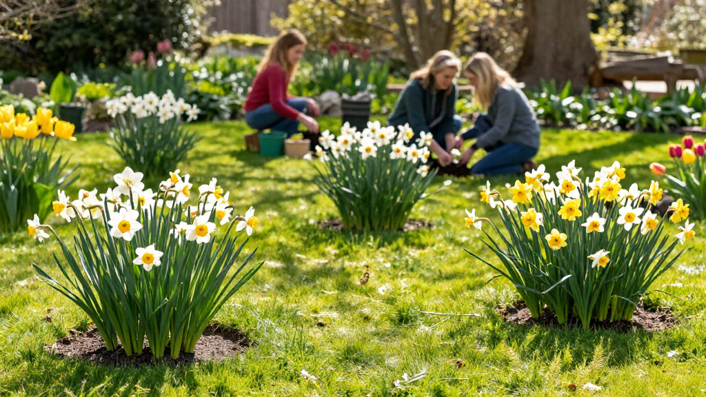 How to Naturalize Bulbs in Lawns and Gardens