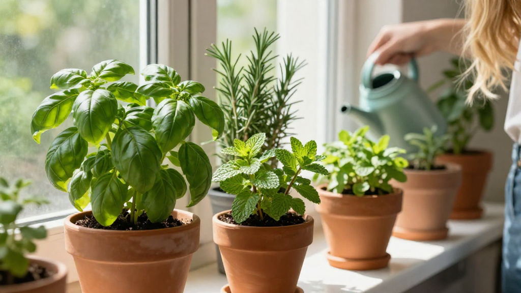 How to Grow Herbs Indoors and Outdoors