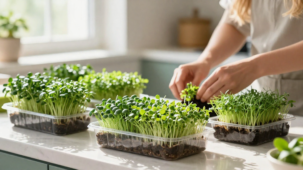 How to Grow Microgreens at Home Without Soil